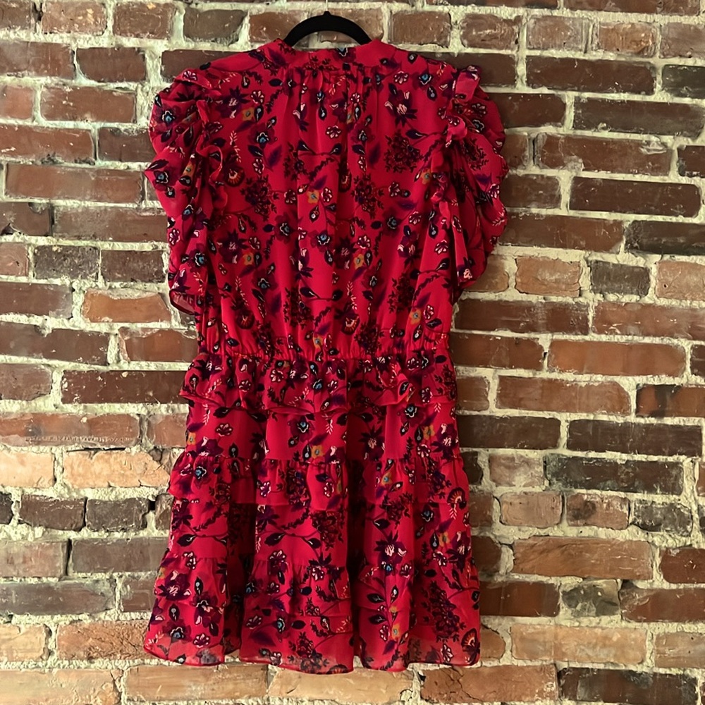Walter Baker Women’s Floral Print Mini Dress size L - Picture 5 of 11